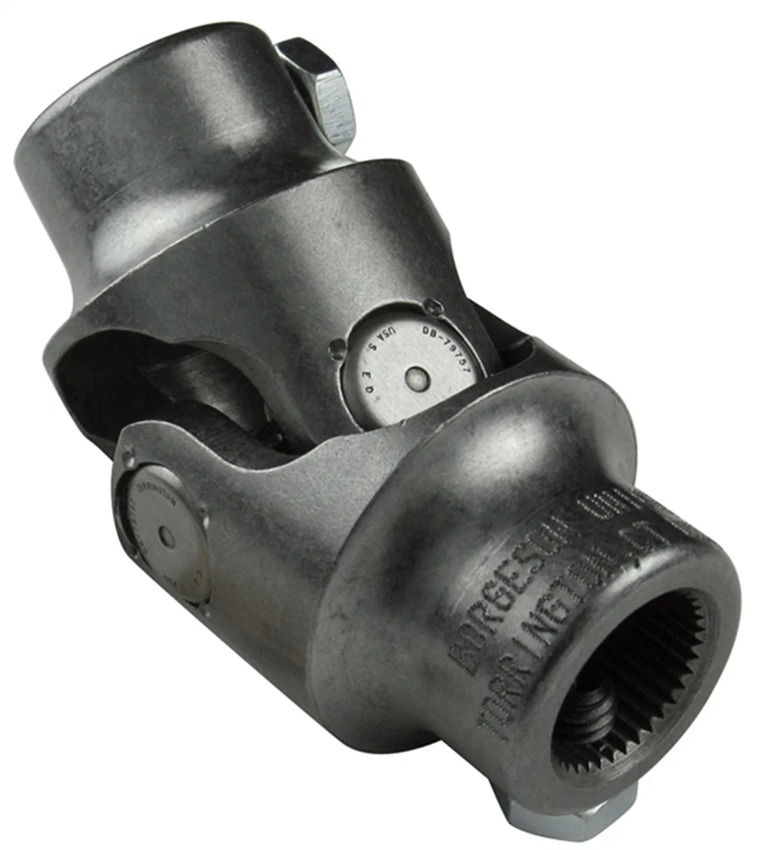 014931 – BORGESON Steering Shaft Universal Joint, Universal 3/4 Inch DD X 3/4 Inch - 30 Spline Steel Single
